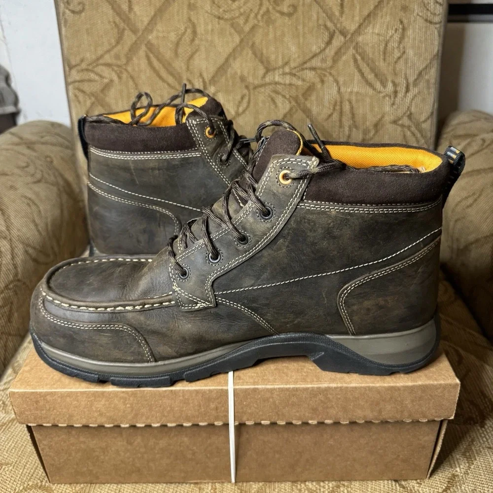 Ariat Edge LTE Chukka Waterproof Composite Toe Work Boot -Men's Size 13EE‎ Nice!